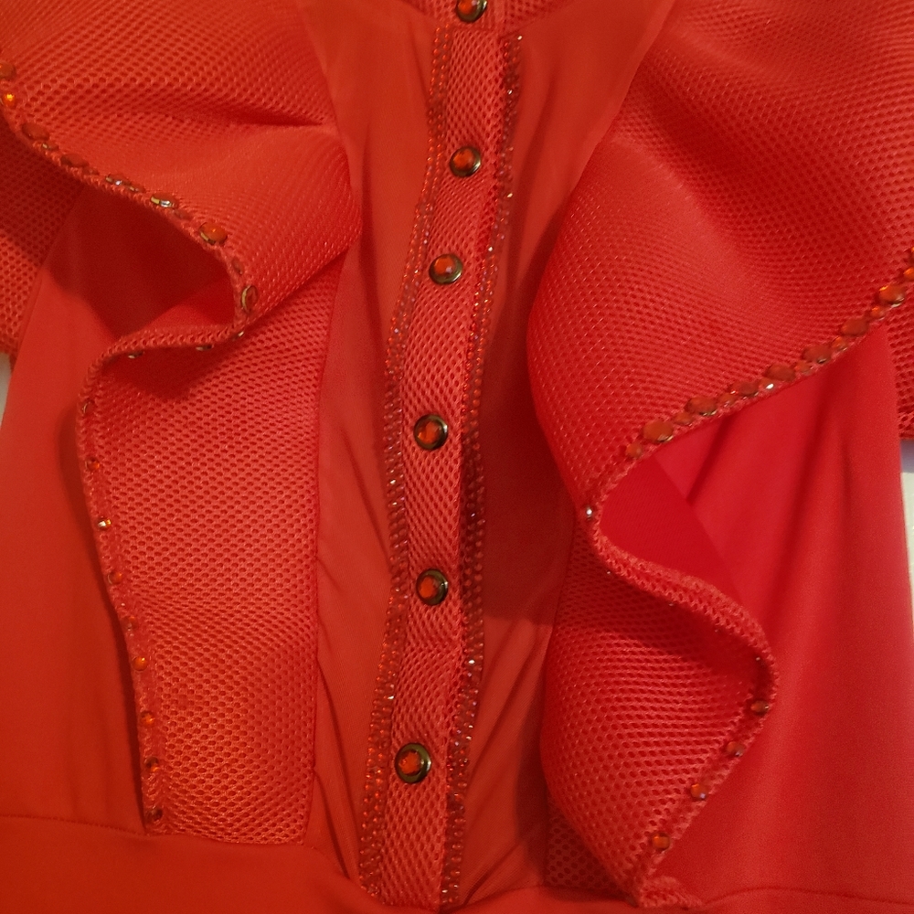 Red bodysuit